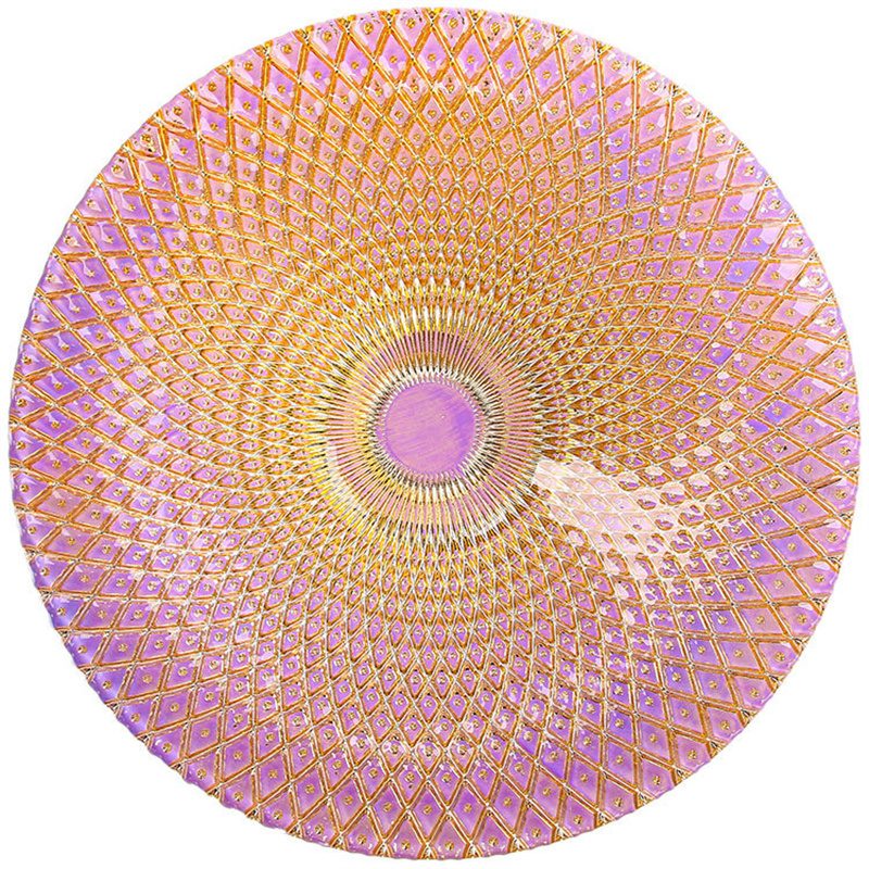 Wholesale Glass Charger Plate PZ-057 - Image 4